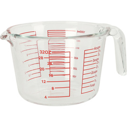 LUNU üveg mérőkancsó, 1 l