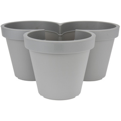 Cserép három virágnak, Ø 44 x 20 cm