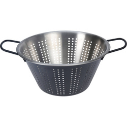 Rozsdamentes acél szűrőedény, kényelmes fogantyúk, Ø 22 cm