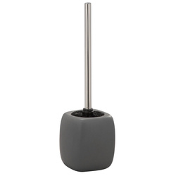 FARO GREY WC-kefe tartó + WC-kefe, WENKO, szürke