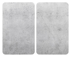 Üveglapok a tűzhelyhez, 2 darab, Beton, WENKO