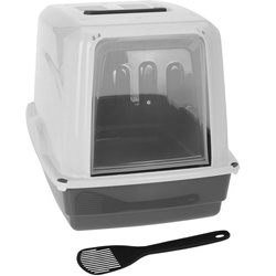 Zárható macskaalom, lapáttal.