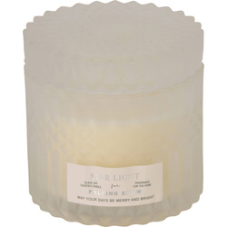 Elegáns illatgyertya üvegben, 10,5 cm