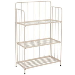 Fém virágtartó polc, 90 cm