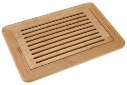 Bambusz kenyérvágó deszka, 38x24cm