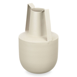 Fém vázát pasztell színben, fogantyúkkal, 21 cm