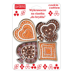 Süteményformák, kártyák színei