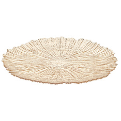 Dísztányér organikus formában, Ø 32 cm