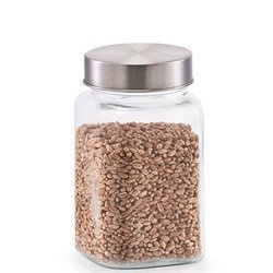 Üveg tároló edény száraz élelmiszerekhez, 420 ml, ZELLER