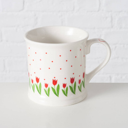 DANIQUE kávé- és teásbögre, tulipán mintával, 420 ml