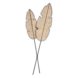 Pálmalevél falidísz, 27 x 73 cm