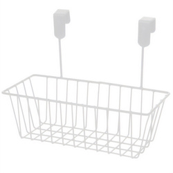 Fém kosár ajtóra akasztható, 28 x 15 x 21 cm