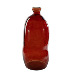 Nagy újrahasznosított üvegből készült DAME JEANNE váza, 73 cm