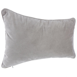LILOU dekoratív párna, 30 x 50 cm, világosszürke