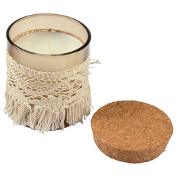 Illatos gyertya dugóval