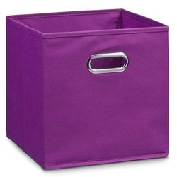 Tároló kosár, szervező, 32 x 32 x 32 cm, ZELLER, lila