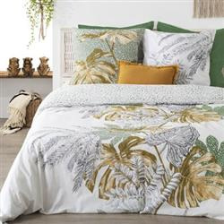 MONSTERA pamut ágynemű szett 2 fő részére, 240x220 cm