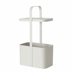 Fém segédasztal újságtartóval SELENA, magassága 65 cm