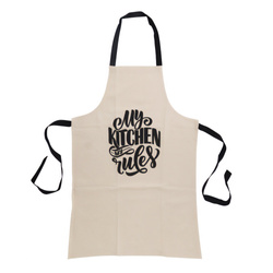 Pamut kötény nyomattal, 84 x 60 cm