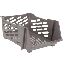 Műanyag tárolókosár, 44 x 36 x 20 cm