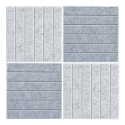 Filc falitáblák, 30 x 30 cm, 4 db.