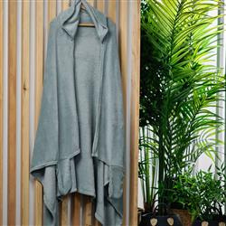 Kardigán kapucnival és ujjal, Essential, univerzális méret, 115 x 165 cm