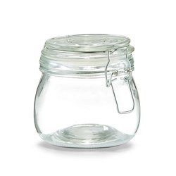 Élelmiszertároló, fedeles üveg, 500 ml, ZELLER