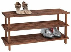 Fa cipőtartó, 3 szintes, KESPER