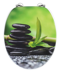 Kamieni WC ülőke, MDF, 42,5 x 36 cm, Allstar