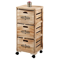 Mobilis polc fiókokkal, kerekes konyhai szervező