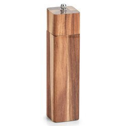 Kézi só- és borsőrlő, 21 x 5 cm, akácfa, ZELLER