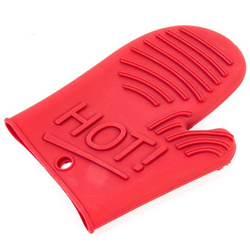 Szilikon konyhai kesztyű, piros