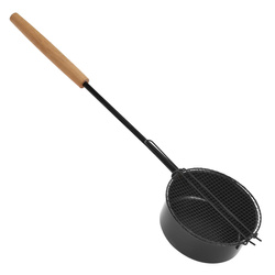 Tűzre való serpenyő ráccsal, hossza 51,5 cm