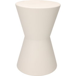 Totem TOME kanapé melletti asztal, Ø 29 x 45 cm, fehér
