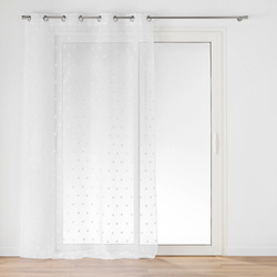 Ablakfüggöny pomponokkal, 140 x 240 cm, POMPINOU