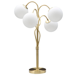 Asztali lámpa 4 gömbbel GLAMY, magassága 74 cm