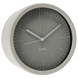 GIST álló óra komódra, minimalista számlap, Ø 15, szürke