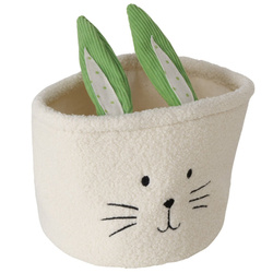 Textil tárolókosár NIKKEL nyuszis mintával