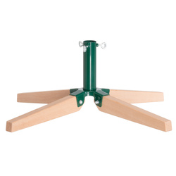 Műfenyő állvány, fa és fém, Ø 3,2 cm