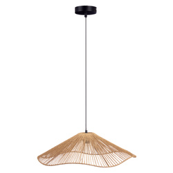 VELTO mennyezeti lámpa fonott búrával, 55 cm