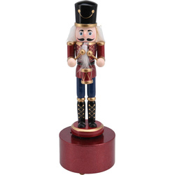 Diótörő zenélő dobozzal, 22 cm