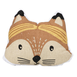 Állatos gyerekpárna füles, pamut, 35 x 40 cm