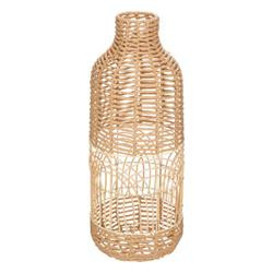 Rattan fonott dekoratív váz, 55 cm