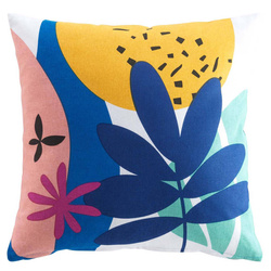 PAPAYA mintás pamut díszpárna, 45 x 45 cm