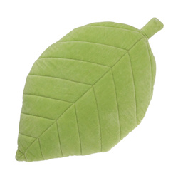 Levél alakú díszpárna, 50 x 30 cm