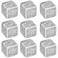 Whiskyhez, italokhoz, többször használható jégkockák, 9 darabos készlet