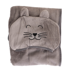 Kapucnis gyerek takaró TIBI, 100 x 70 cm