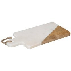 GEOM HYGGE vágódeszka, 15 x 30 cm, márvány