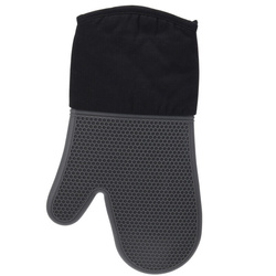 Szilikonból és pamutból készült sütőkesztyű