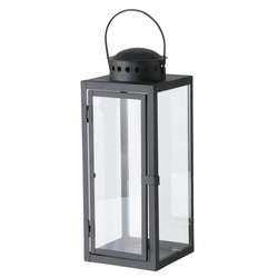 Ferro üveglámpás, 33 x 12 cm, fém váz.